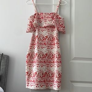 Guess red and white (removable strap) dress size 2